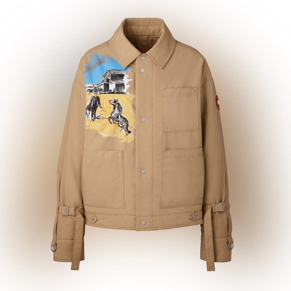 SOLD - RARE Canada Goose x Rokh x Matt McCormick Padded Trucker Strap Jacket - Picture 10 of 17